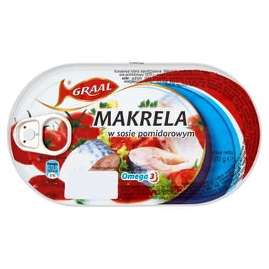 Graal Makrela w sosie pomidorowym 170 g - 3