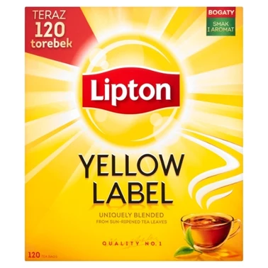 Lipton Yellow Label Herbata czarna 240 g (120 torebek) - 0