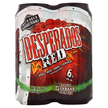 Desperados Red Piwo 4 x 500 ml - 3
