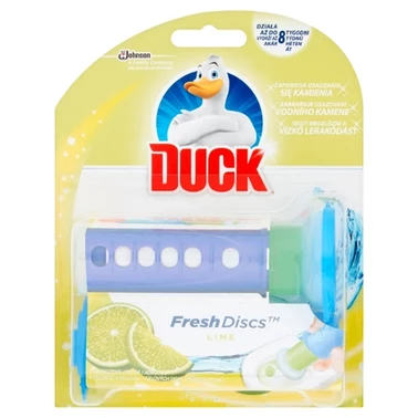 Duck Fresh Discs Żelowy krążek do toalety o zapachu limonkowym 36 ml - 2