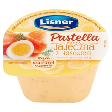 Lisner Pastella Pasta jajeczna z łososiem 80 g - 4