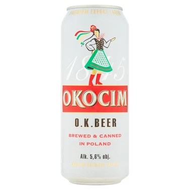 Okocim O.K. Beer Piwo jasne 500 ml - 4