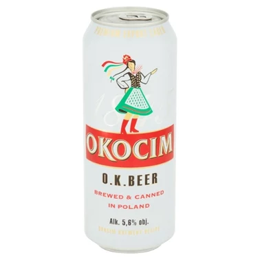 Okocim O.K. Beer Piwo jasne 500 ml - 3