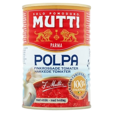 Mutti Pulpa drobno krojone pomidory bez skórki z czosnkiem 400 g - 3