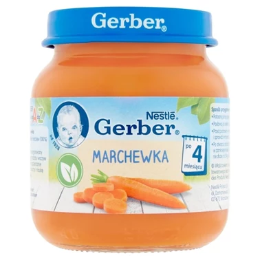 Gerber Marchewka dla niemowląt po 4. miesiącu 125 g - 2