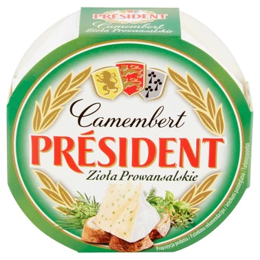 Président Ser Camembert zioła prowansalskie 120 g - 2