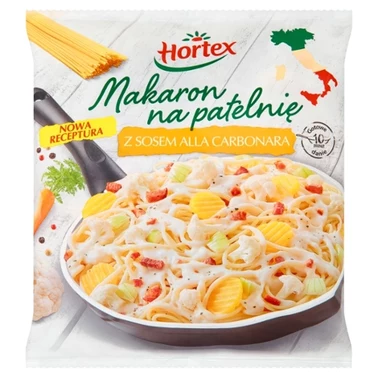 Hortex Makaron na patelnię świderki z sosem alla carbonara 450 g - 6