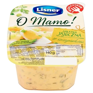 Lisner O Mamo! Sałatka jajeczna ze szczypiorkiem 140 g - 4