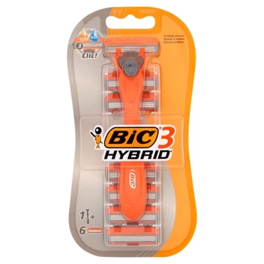 BiC 3 Hybrid Maszynka do golenia i 6 wymiennych wkładów - 1