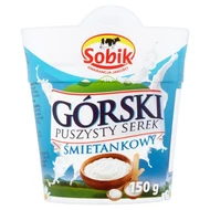 Sobik Górski puszysty serek śmietankowy 150 g