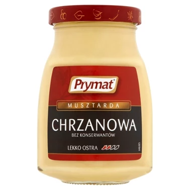 Prymat Musztarda chrzanowa 185 g - 1