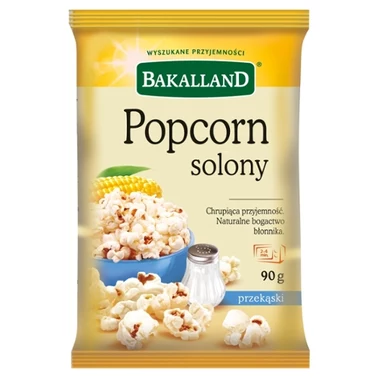 Bakalland Popcorn solony 90 g - 1