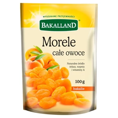 Bakalland Morele całe owoce 100 g - 1