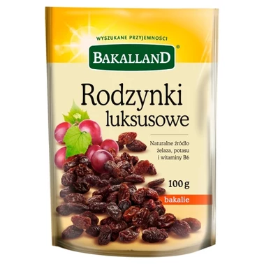 Bakalland Rodzynki luksusowe 100 g - 1