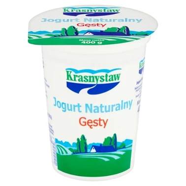 Krasnystaw Jogurt naturalny gęsty 400 g - 0