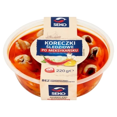 SEKO Koreczki śledziowe po meksykańsku 220 g - 2