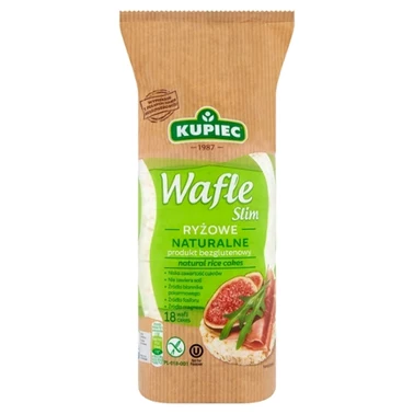 Kupiec Slim Wafle ryżowe naturalne 90 g (18 sztuk) - 0