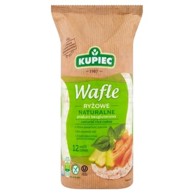 Kupiec Wafle ryżowe naturalne 120 g (12 sztuk) - 0