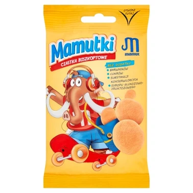 Mamut Mamutki Ciastka biszkoptowe 20 g - 0