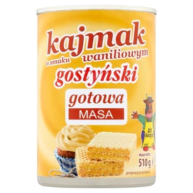 SM Gostyń Kajmak o smaku waniliowym gostyński 510 g - 1