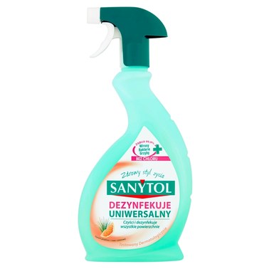 Sanytol Spray uniwersalny do czyszczenia i dezynfekcji o zapachu grejpfruta 500 ml - 2