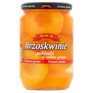 MK Brzoskwinie połówki w lekkim syropie 680 g