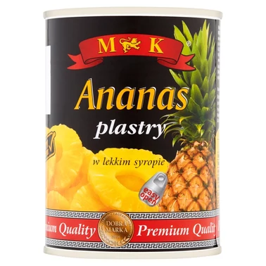 MK Ananas plastry w lekkim syropie 565 g - 1