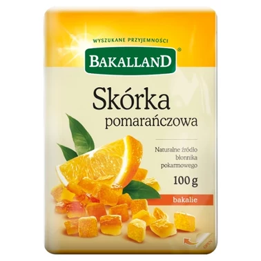 Bakalland Skórka pomarańczowa 100 g - 0