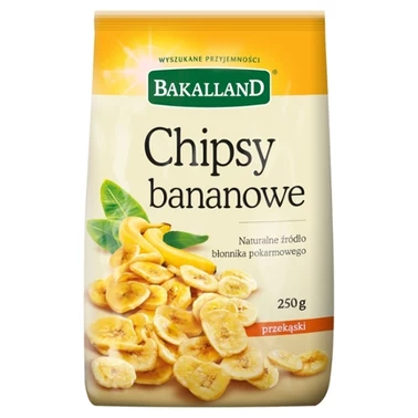 Bakalland Chipsy bananowe 250 g - 0