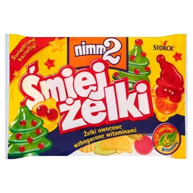 nimm2 Śmiejżelki Żelki owocowe wzbogacone witaminami 100 g - 1