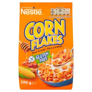 Nestlé Corn Flakes Chrupiące płatki kukurydziane miód i orzeszki 250 g - 2