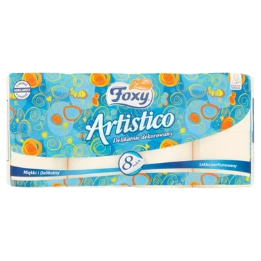 Foxy Artistico Papier toaletowy 8 rolek - 1