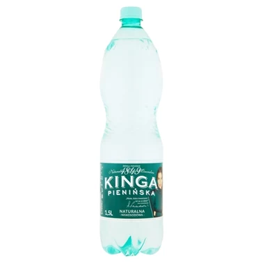 Kinga Pienińska Naturalna woda mineralna niskosodowa delikatnie gazowana 1,5 l - 1