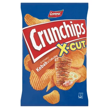 Crunchips X-Cut Chipsy ziemniaczane o smaku kebab 140 g - 3