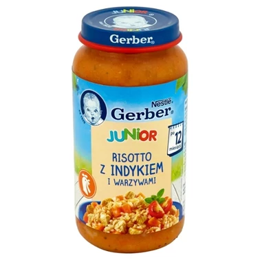 Gerber Risotto z indykiem i warzywami dla dzieci po 12. miesiącu 250 g - 1