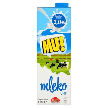 Mu! Mleko UHT 2,0% 1 l - 0