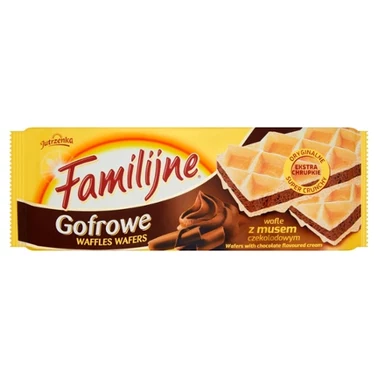 Familijne Gofrowe wafle z musem czekoladowym 130 g - 3