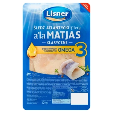 Lisner Filety śledziowe a'la Matjas klasyczne 220 g - 2