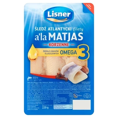 Lisner Filety śledziowe a'la Matjas korzenne 220 g - 1