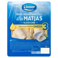 Lisner Śledź atlantycki filety a'la Matjas klasyczne 750 g