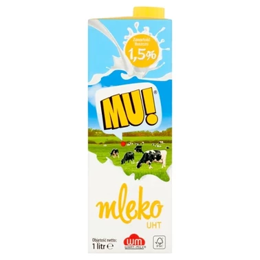 Mu! Mleko UHT 1,5% 1 l - 0