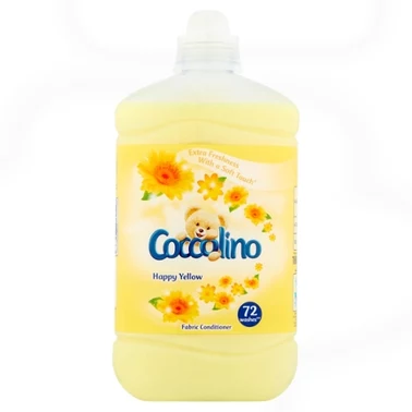 Coccolino Happy Yellow Płyn do płukania tkanin koncentrat 1800 ml (72 prania) - 1