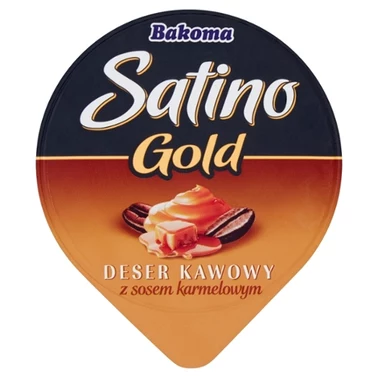 Bakoma Satino Gold Deser kawowy z sosem o smaku karmelowym 135 g - 1