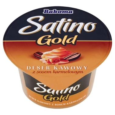 Bakoma Satino Gold Deser kawowy z sosem o smaku karmelowym 135 g - 0