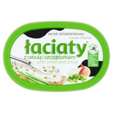 Łaciaty Serek śmietankowy z cebulą i szczypiorkiem 135 g - 3