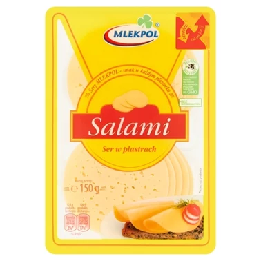 Mlekpol Ser Salami w plastrach 150 g - 2