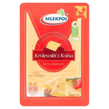 Mlekpol Ser królewski z Kolna w plastrach 150 g - 2