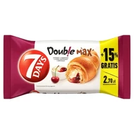 7 Days Doub!e Max Croissant z nadzieniem o smaku waniliowym i wiśniowym 110 g