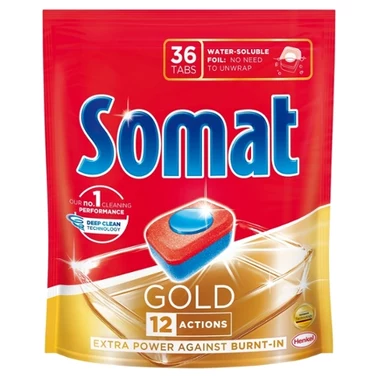 Somat Gold Tabletki do mycia naczyń w zmywarkach 691,2 g (36 x 19,2 g) - 1