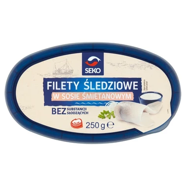 SEKO Filety śledziowe w sosie śmietanowym 250 g - 9